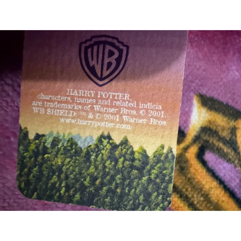 Vintage 2001 Harry Potter Sorcerer's Stone Beach Towel NOS Tags Style 4111
